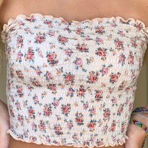 Urban Outfitters Floral Tube Top